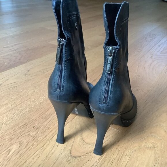 HARLEY DAVIDSON LEATHER STUDDED BOOTS NWOT - Picture 7 of 8